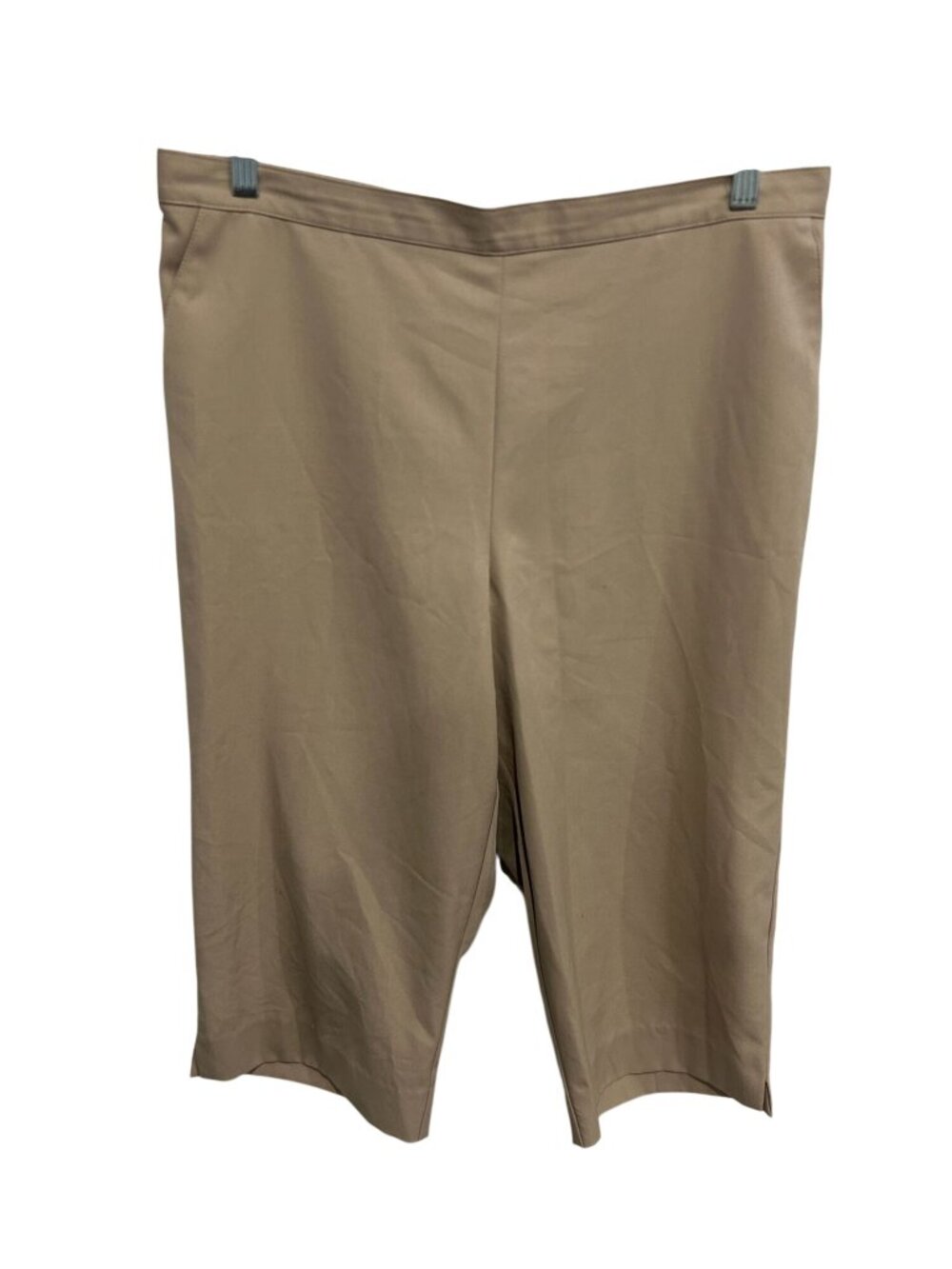 Alfred Dunner 14 Beige Pull-On Elastic Waist Shorts Grandmacore Calmcore
